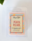 Peach, Please Wax Melt