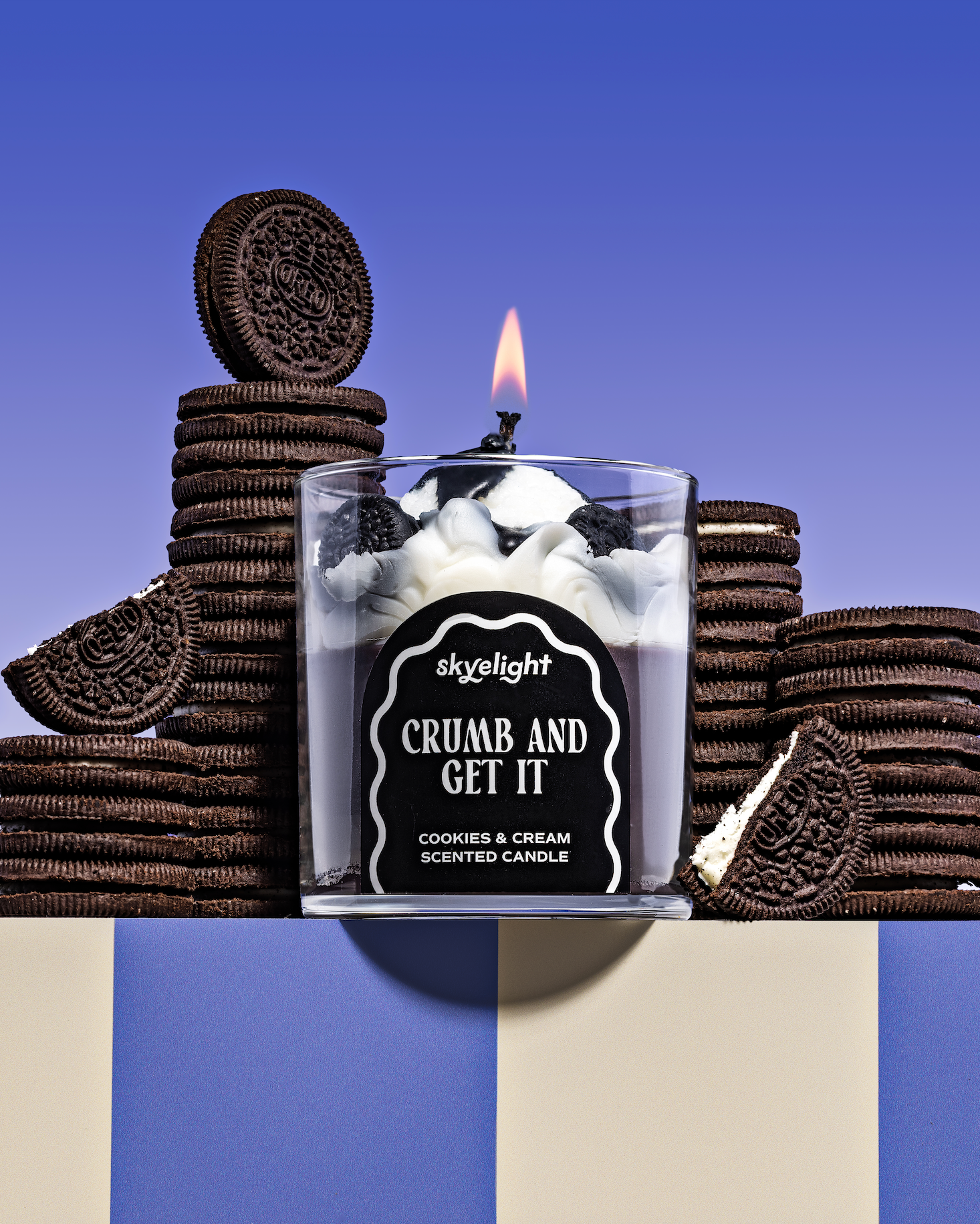 Cookies and Cream Milkshake candle