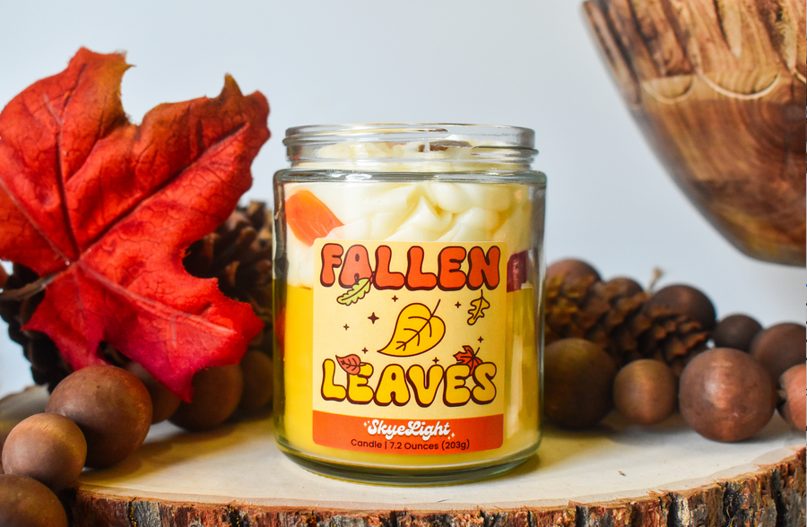 Fallen Leaves Candle