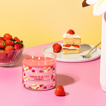 Strawberry Shortcake Candle - Triple Wick