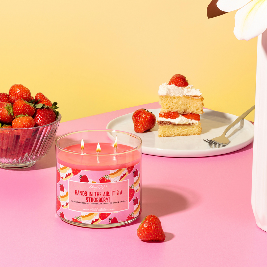 Heaven Scent Candles Strawberry Shortcake