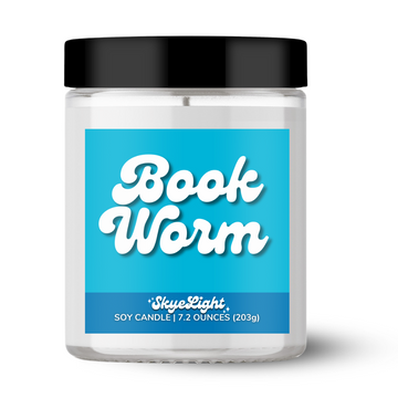 Book Worm candle