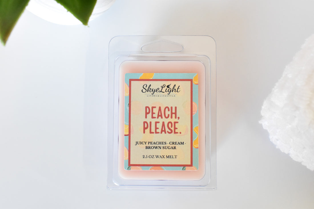 Peach, Please Wax Melt