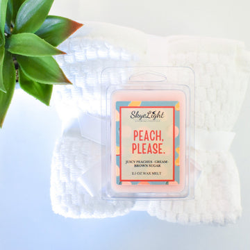 Peach, Please Wax Melt