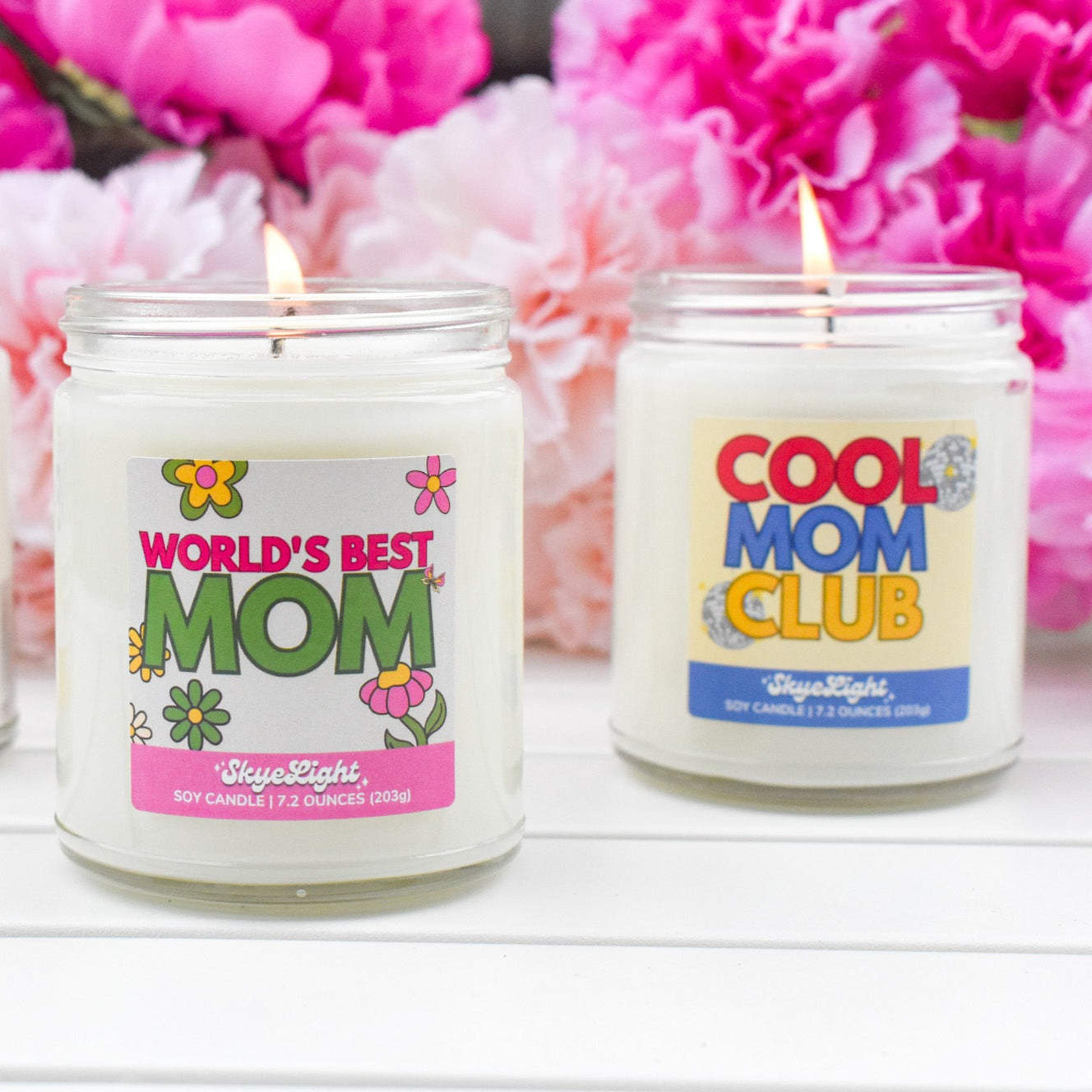 World&#39;s Best Mom Candle (sea salt and linen)