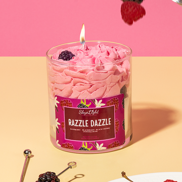Raspberry and Blackberry Candle - Single Wick