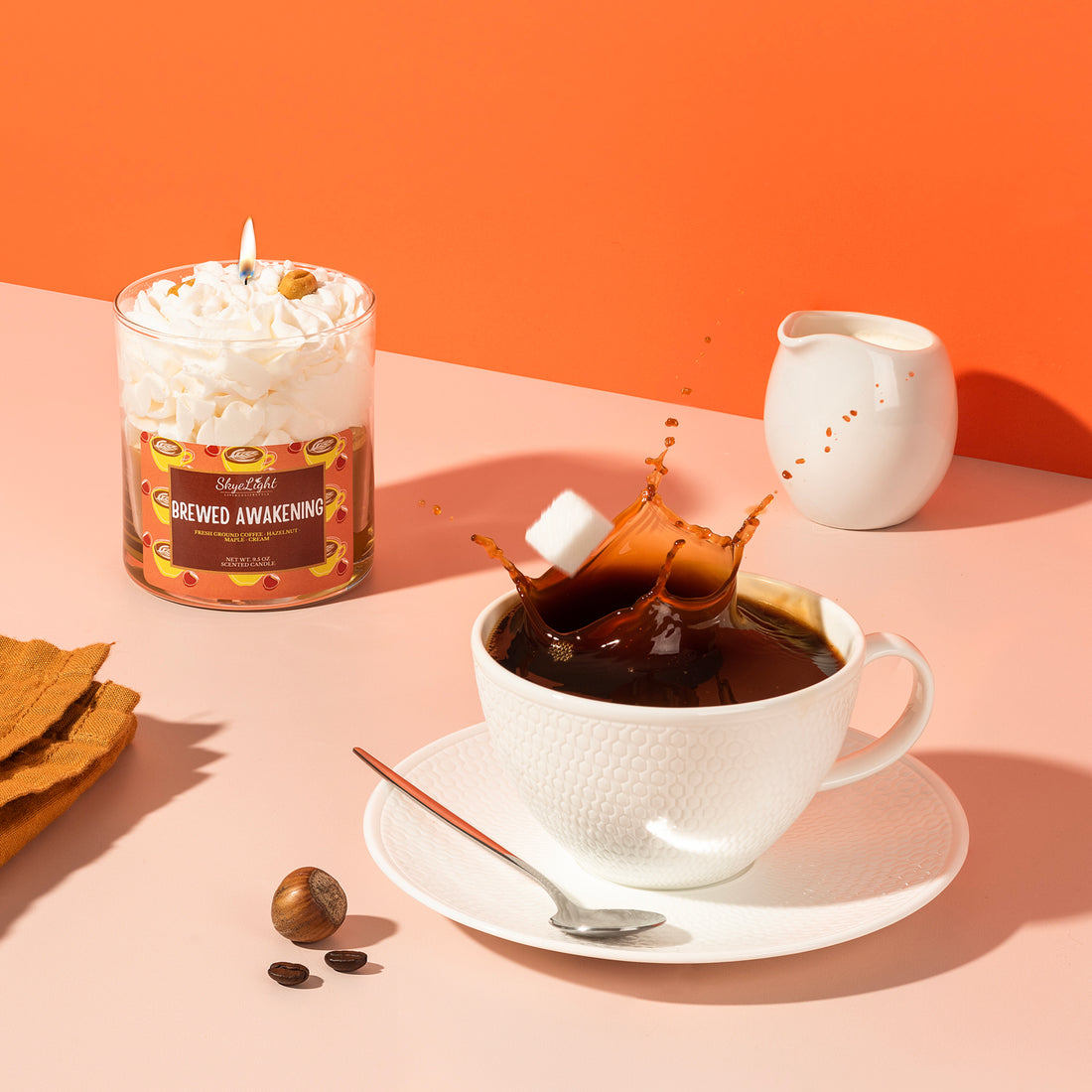 Hazelnut Coffee Candle - Single Wick