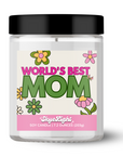 World's Best Mom Candle (sea salt and linen)